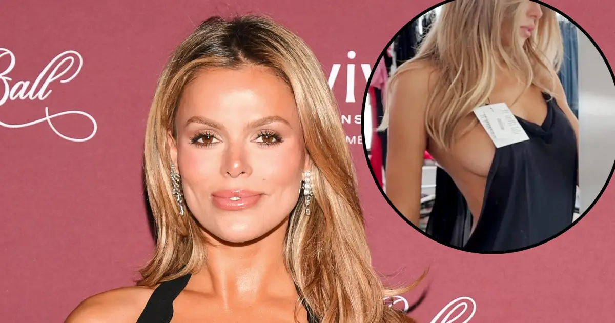 Brooks Nader Shows Sideboob in a Black Dress While Teasing New Project