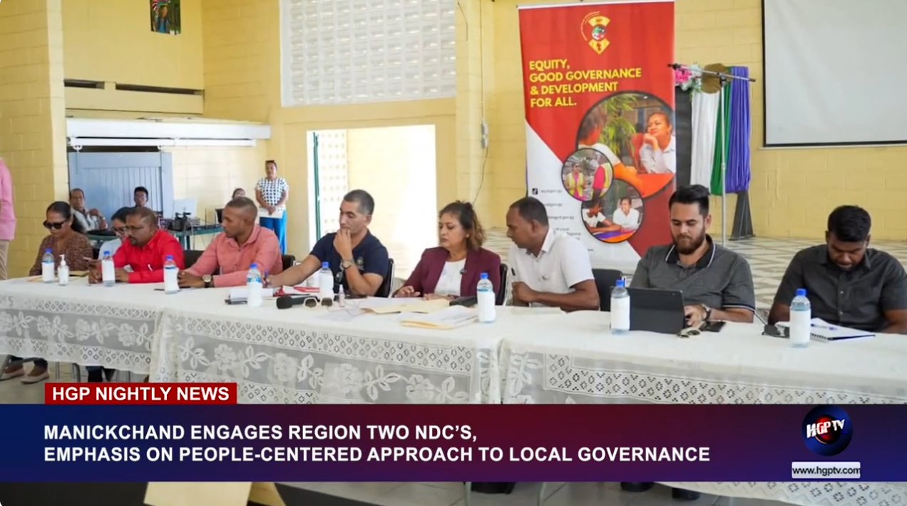 MANICKCHAND ENGAGES REGION TWO NDC’S, EMPHASIS ON PEOPLE-CENTERED APPROACH TO LOCAL GOVERNANCE