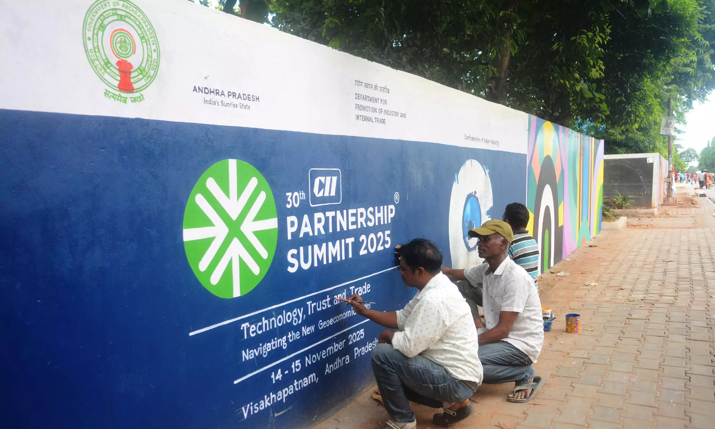 AI-powered Murals Transform Visakhapatnam Ahead of CII Summit