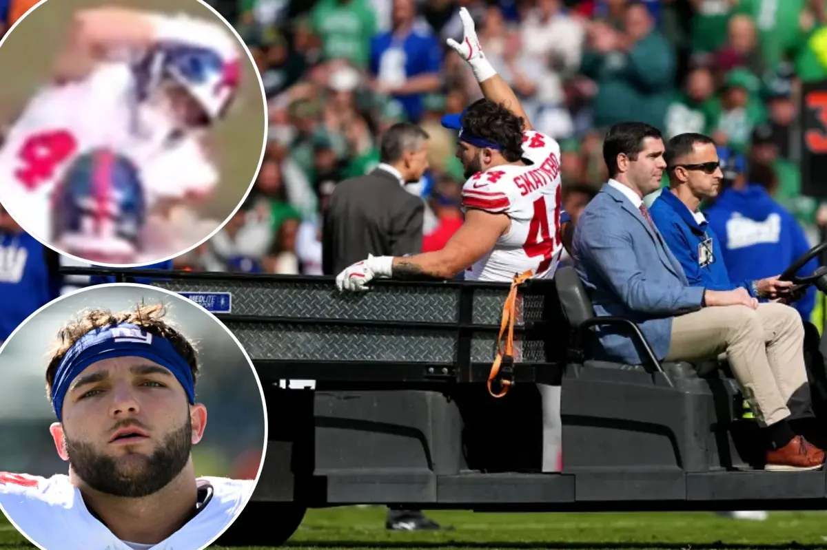 Giants rookie Cam Skattebo suffers horrifying leg injury that left teammates in shock