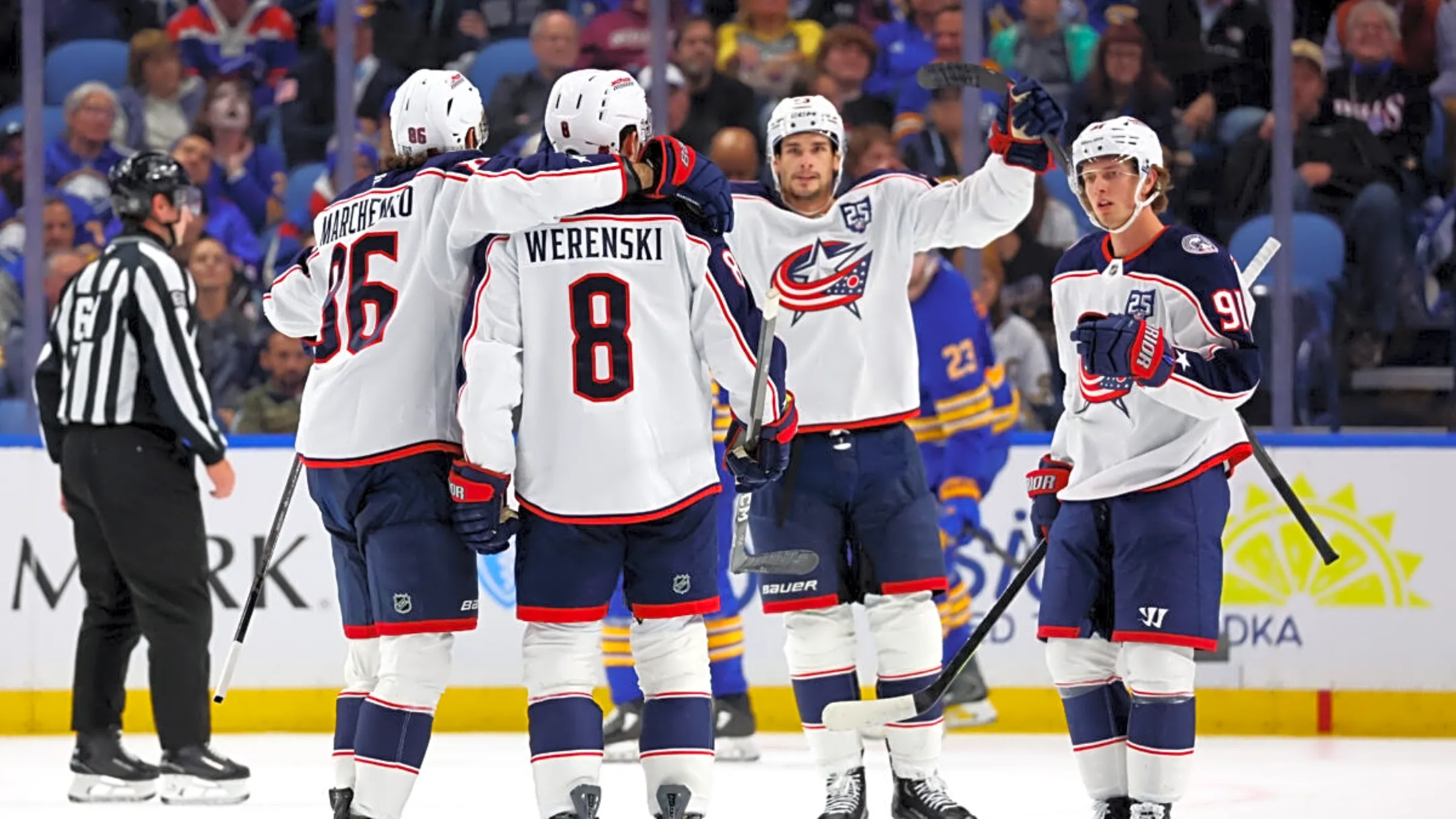 Miles Wood Nets Overtime Winner as Blue Jackets Slip Past the Sabres