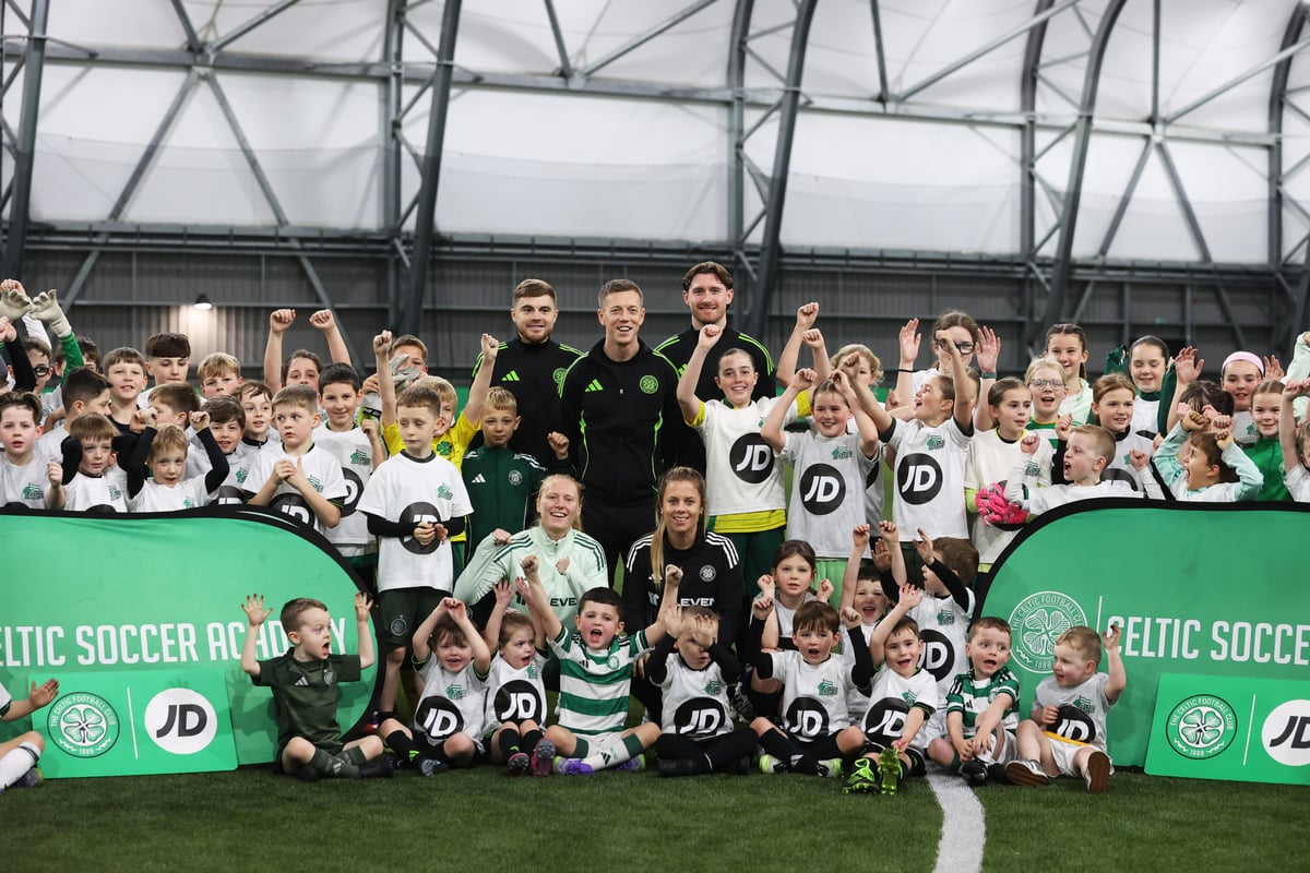 Celtic players join  community coaching event at new Barrowfield Training Centre