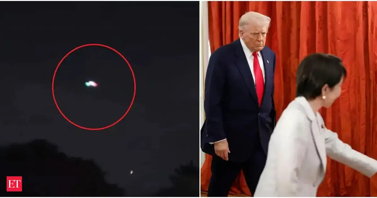 Mysterious object spotted during Trump’s Japan visit? Viral clip brings speculation and debate over UFO, drones and airplanes