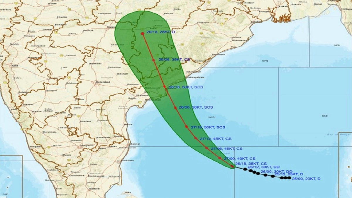 Cyclone Montha Set To Make Landfall Today; Orange Alert Issued for 4 Districts in Tamil Nadu, School Holiday Declared in Chennai and Tiruvallur As Heavy Rain Continues