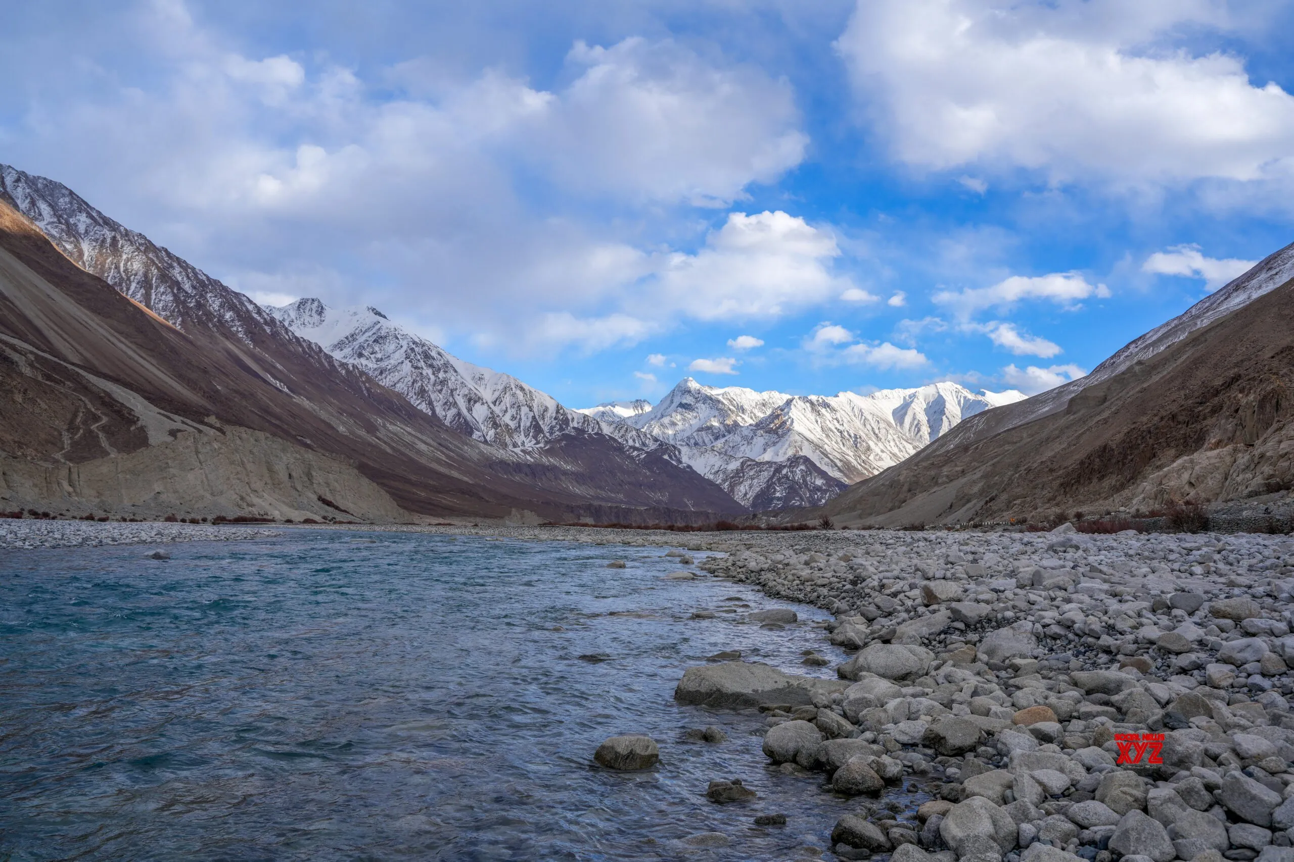 Leh: Shyok River Flows Through Galwan Valley #Gallery