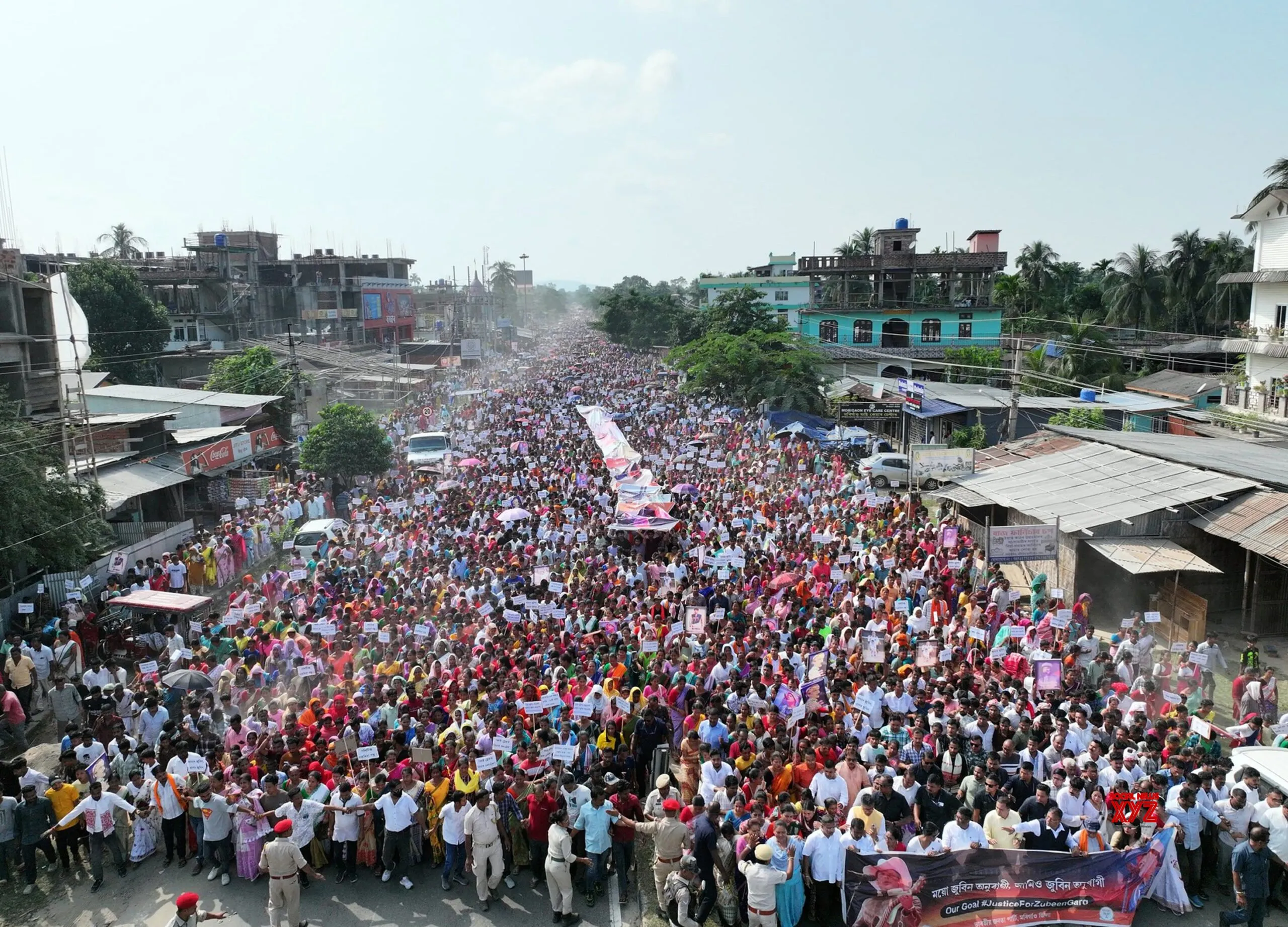 Morigaon: BJP Rally Demands Justice for Zubeen Garg #Gallery