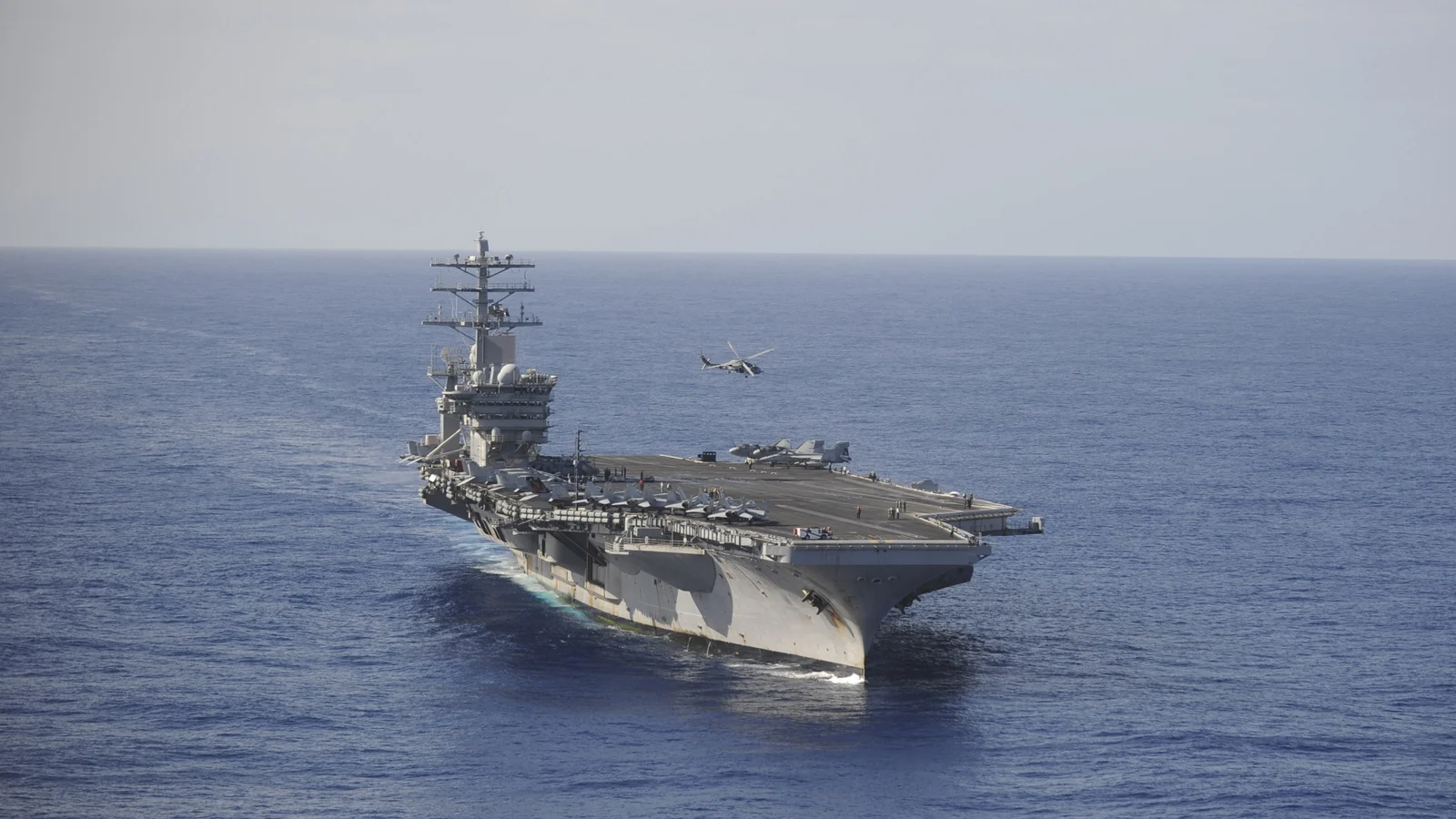 US Navy Helicopter and Fighter Jet Plunge into South China Sea