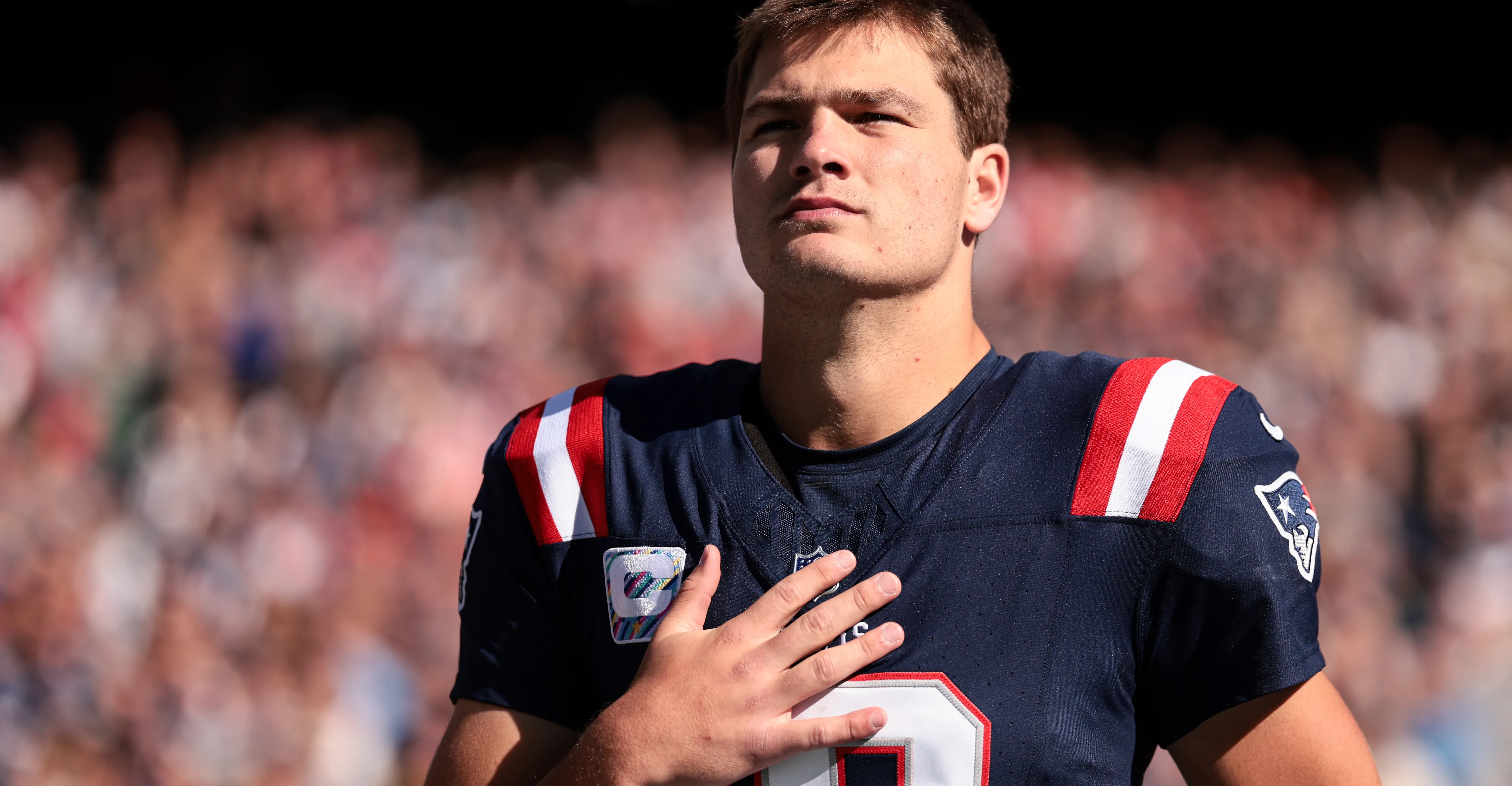 Drake Maye might be NFL&#8217;s first half MVP after passing his biggest test yet