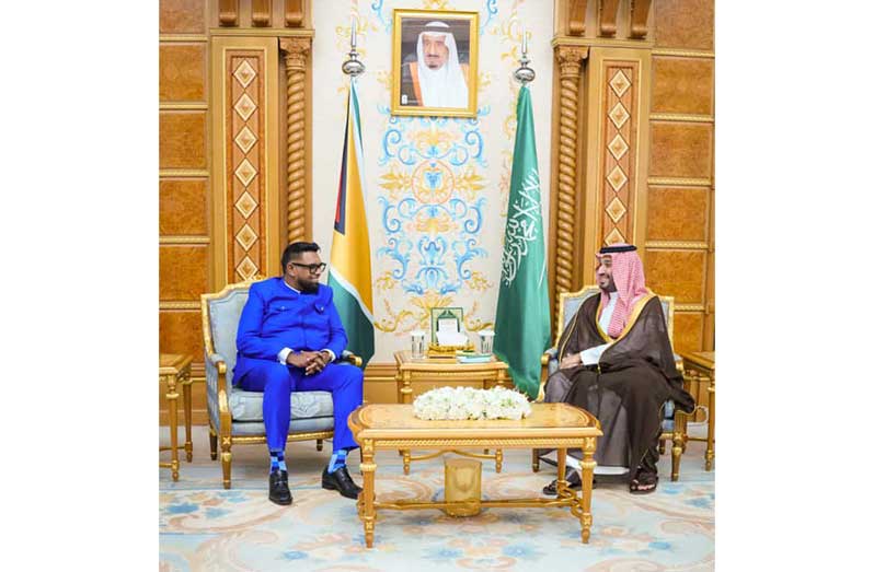 Guyana, Saudi Arabia make pact for results- driven co-operation