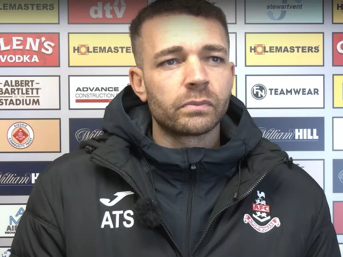 Airdrie caretaker boss looks to build on first win in the Championship this season