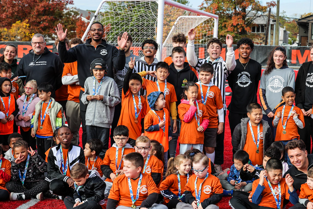 Kids get their kicks during Championship Day in the Integrated Athletic Initiative Soccer League