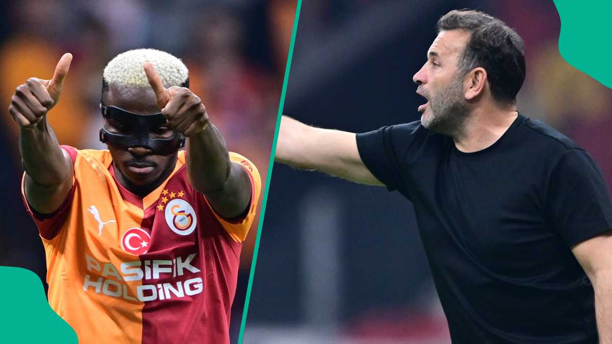What Galatasaray manager said after Victor Osimhen played his 50th match for Galatasaray