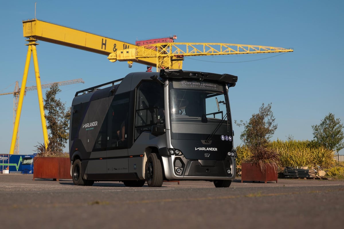 £11m Harlander pilot shows Belfast ready for autonomous transport with 92% satisfaction rate amongst users
