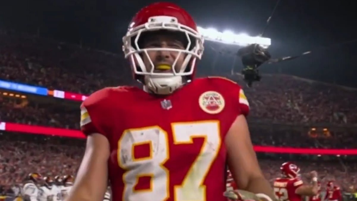 Eagle-eyed Swifties spot hidden meaning in Travis Kelce's touchdown celebration