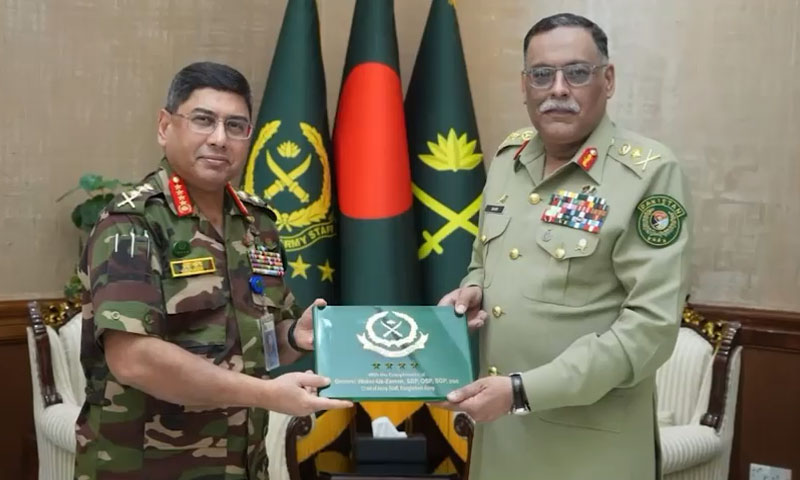 CJCSC Gen Shamshad, Bangladesh COAS appreciate positive trajectory of expanding defence ties
