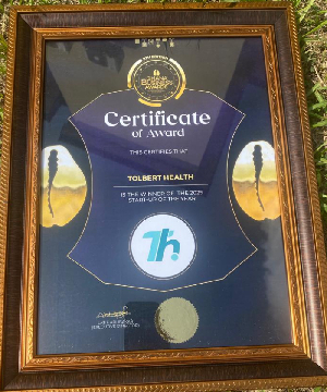 Tolbert Health named Best Start-Up Company of the Year at 8th Ghana Business Awards