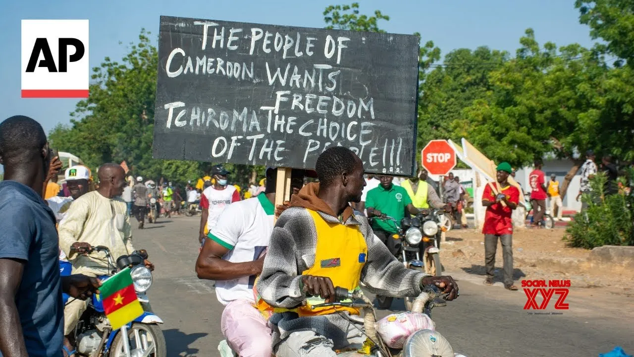 Protests erupt in Cameroon after world’s oldest president wins election (Video)