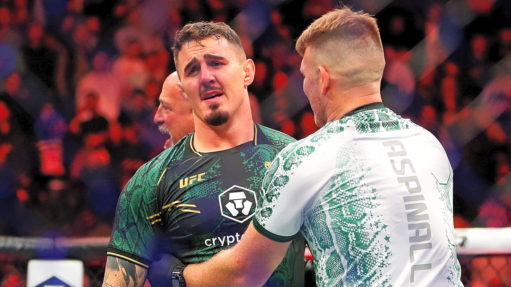 Tom Aspinall told doctor ‘didn’t find anything dangerous’ – but more tests are needed after eye poke