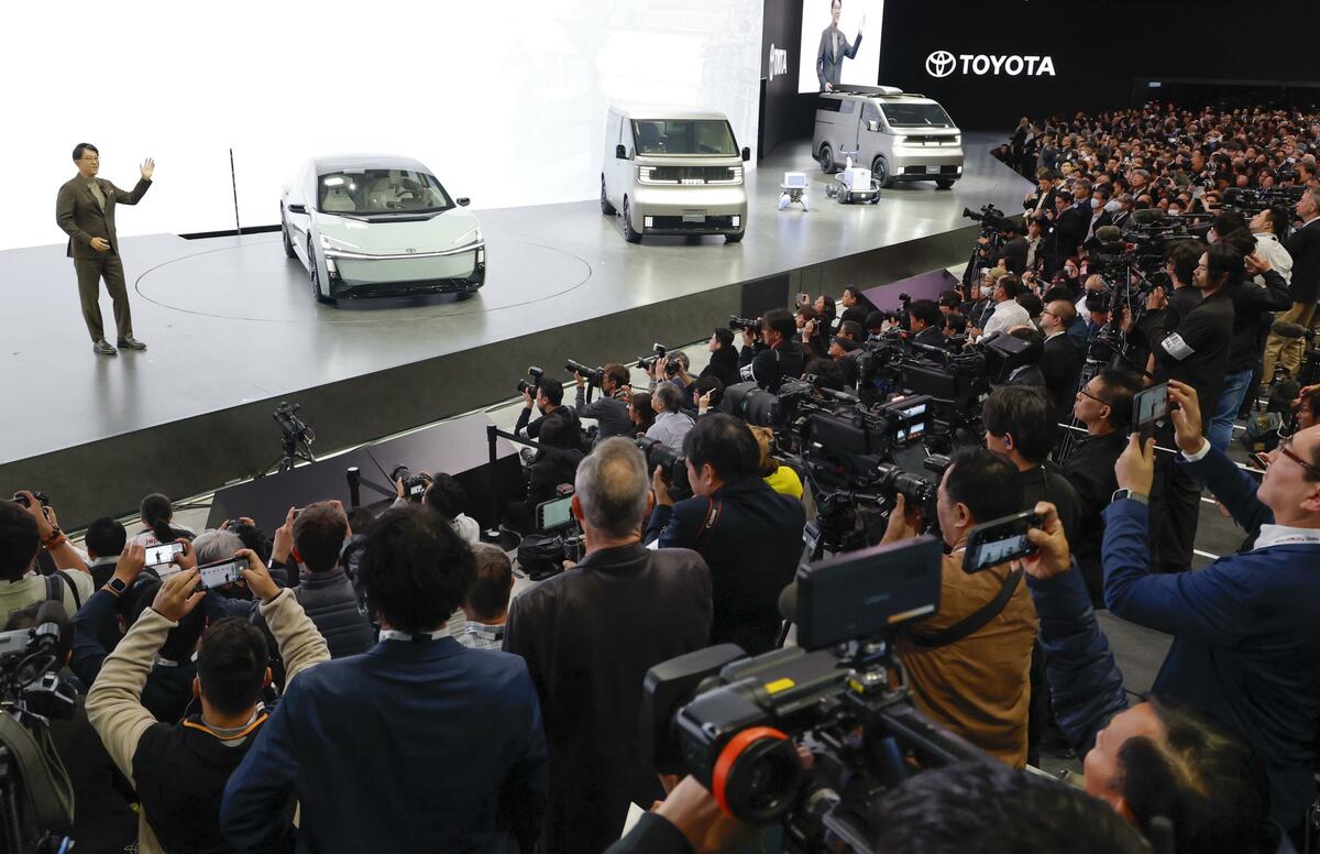 Latest EVs displayed at Tokyo auto show as practicality in focus