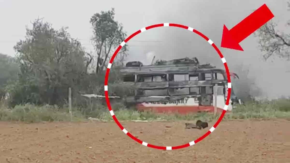 Saved Rs 100 in toll, drove into death: Bus catches fire in Rajasthan, 3 killed