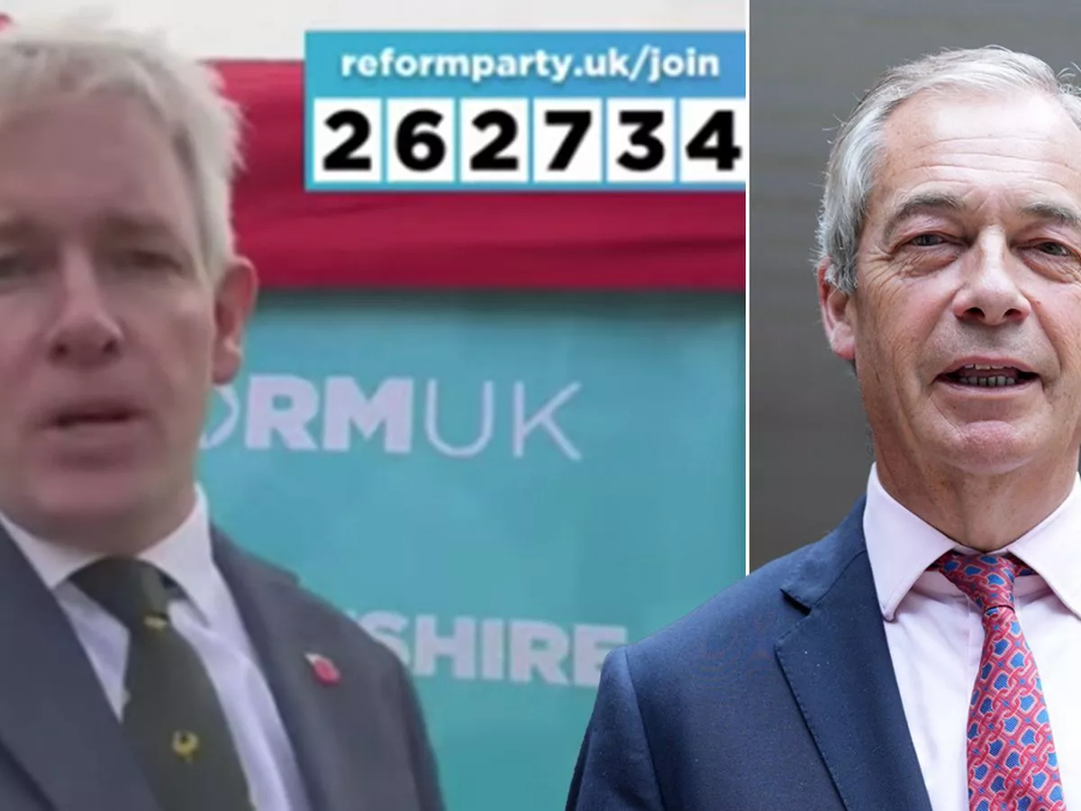 Nigel Farage faces new backlash over Reform MP's 'dinosaur' LGBT remarks