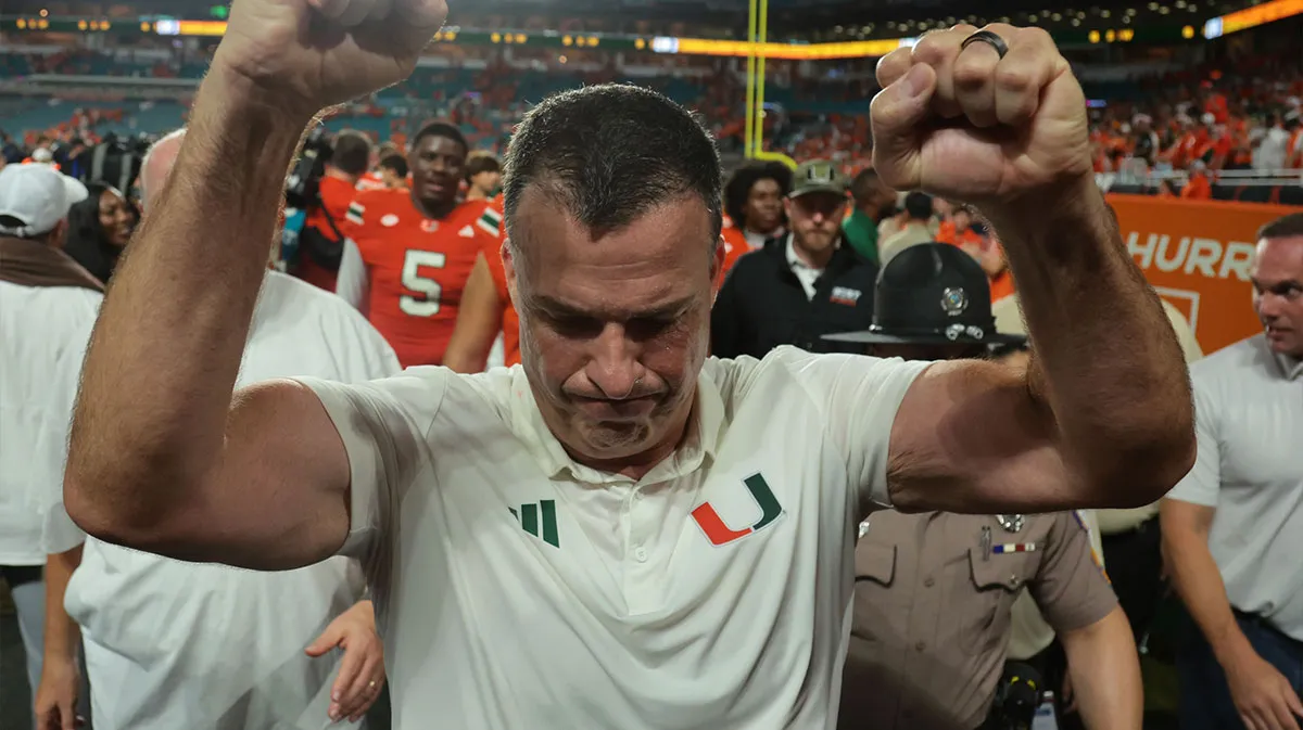 Miami’s HC Mario Cristobal explains decision to hold Akheem Mesidor out vs. Stanford