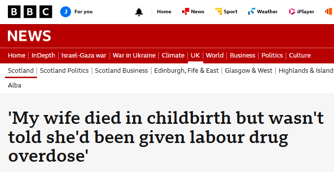 BBC Scotland’s Lisa Summers faking a maternity crisis with Scottish Government blame, imaginary spikes, and not one recent failure as BBC England report 500 avoidable baby deaths yet no Government responsibility