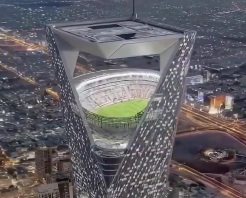 Saudi Arabia's 'sky stadium', a football pitch 350 metres above the desert? What we know so far