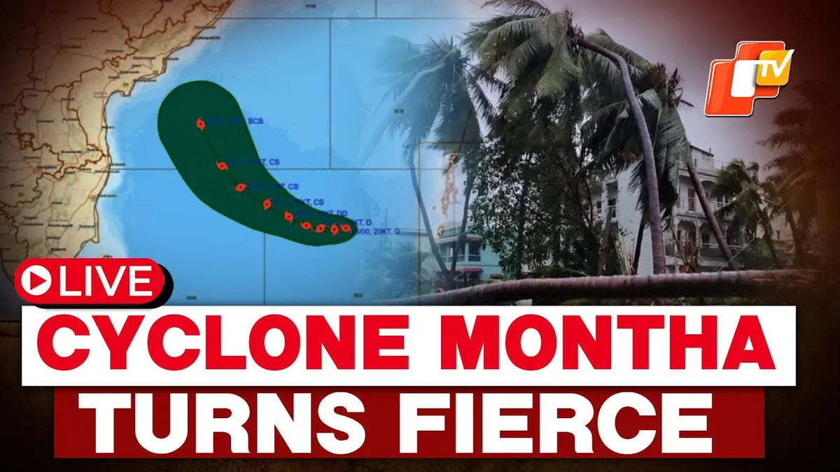 Cyclone Montha Intensifies Into Severe Cyclonic Storm Over Bay Of Bengal