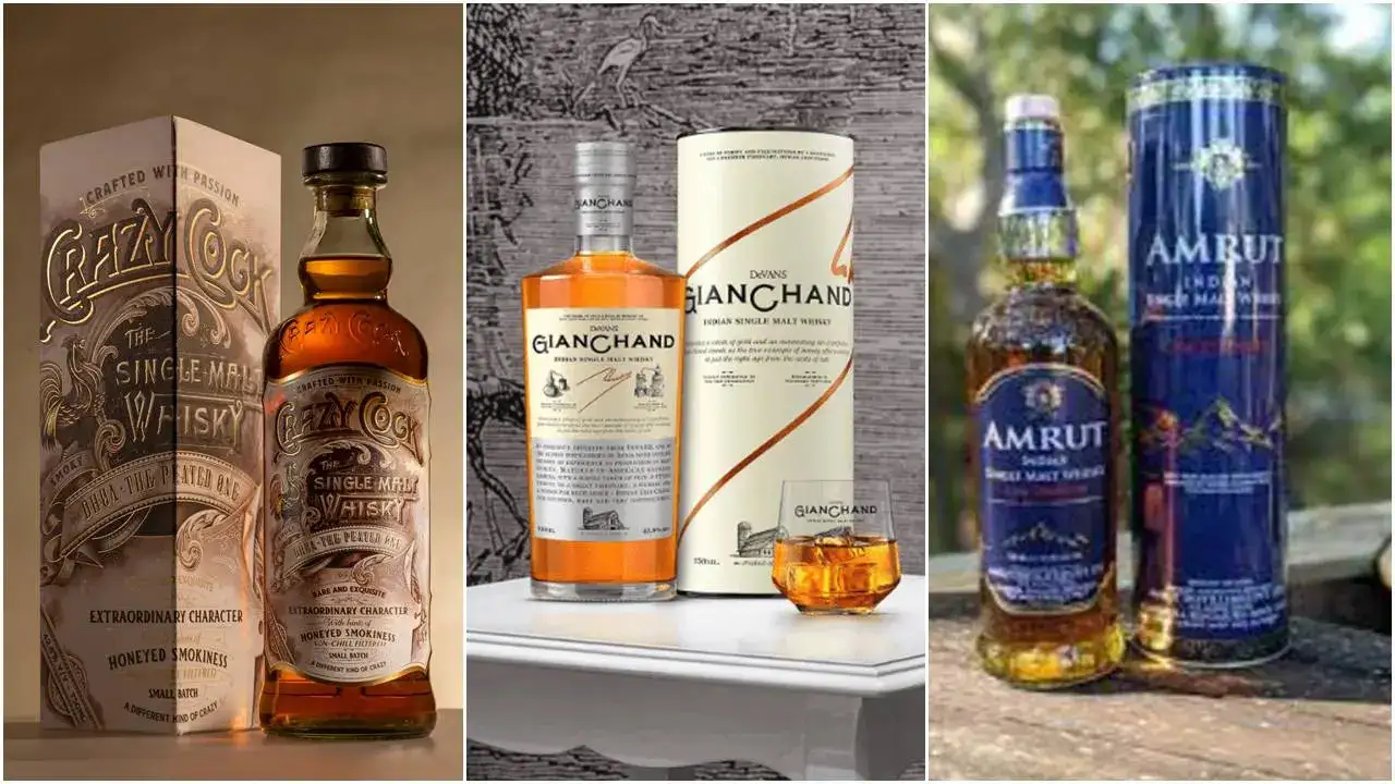 Ultimate Whisky Line-Up: From GianChand’s Rs 4,490 Elegance To Crazy Cock’s Rs 12,500 Rebel Spirit — India’s Single Malts Shine Bright
