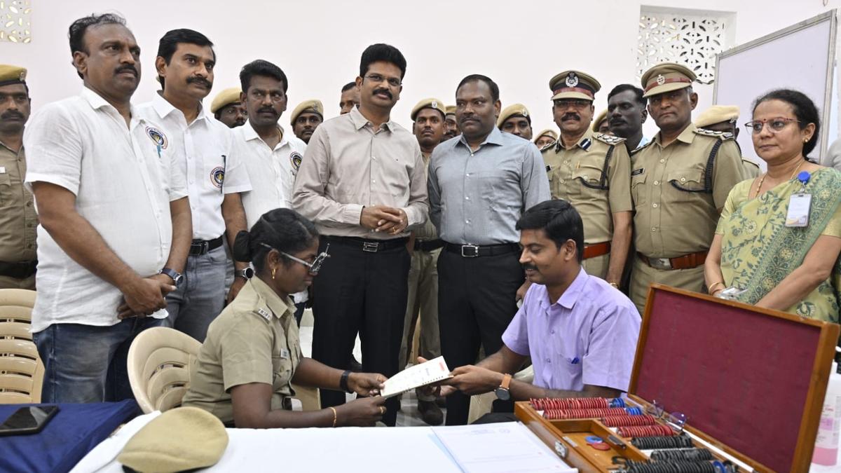 Free health camp for home guards held in Vellore