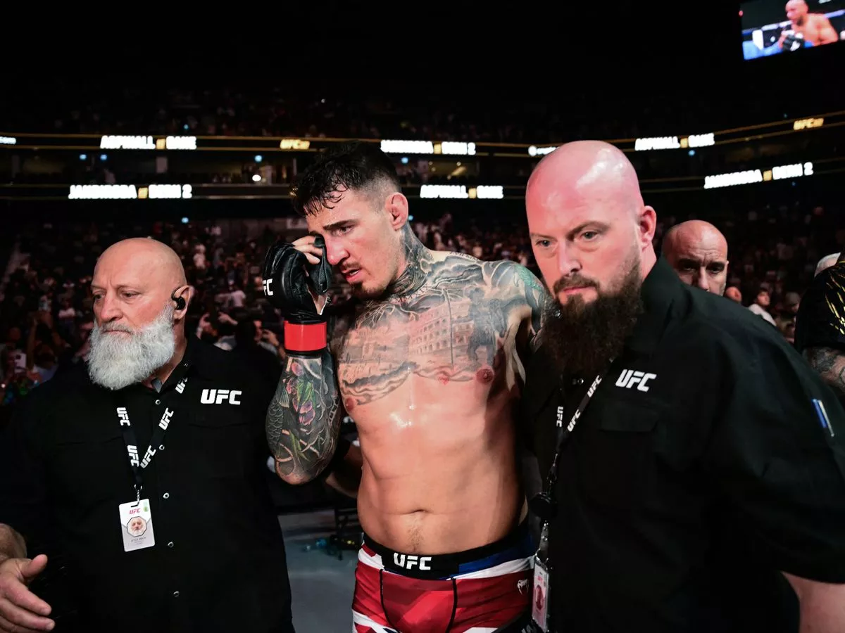 Tom Aspinall made spooky Ciryl Gane fight prediction hours before eye poke