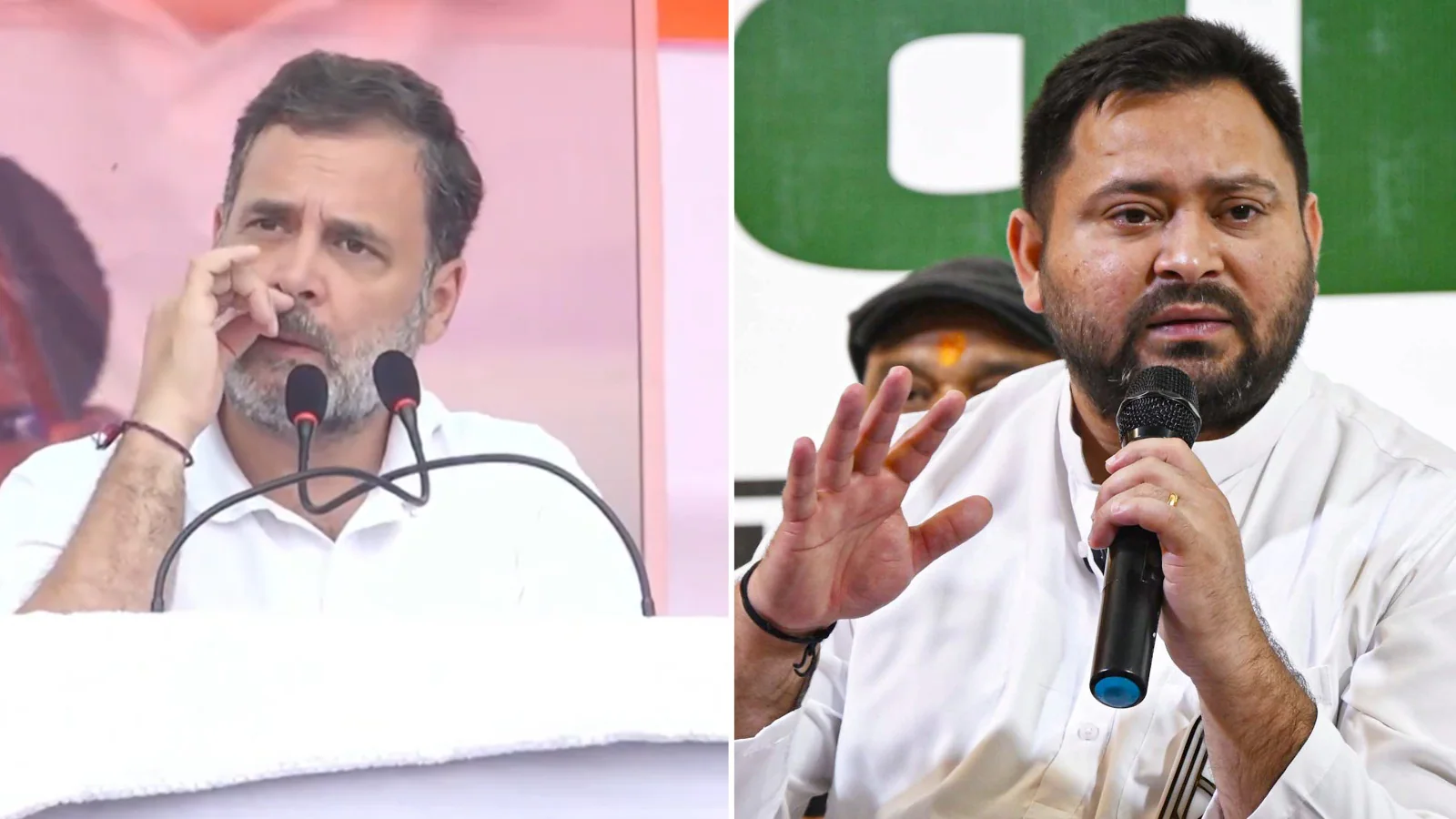 ‘No Outsider, No Remote Control’: Rahul Gandhi, Tejashwi Yadav Slam NDA At Joint Bihar Rally