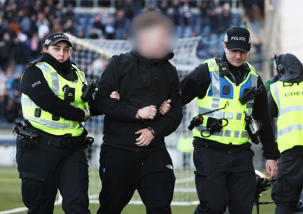 Dundee fan charged after 'unacceptable' incident during Scottish Premiership clash against Falkirk