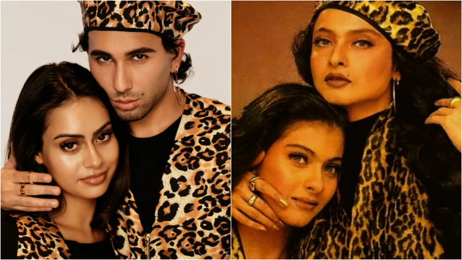 Nysa Devgan And Orry Recreate Kajol, Rekha’s Bold Photoshoot For Halloween | Watch