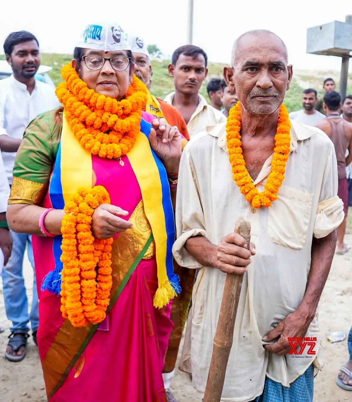 Begusarai: AAP Candidate Meera Singh Campaigns #Gallery