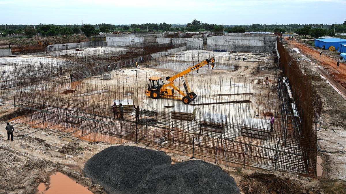 Tiruchi Corporation expedites construction of Panjapur sewage treatment plant