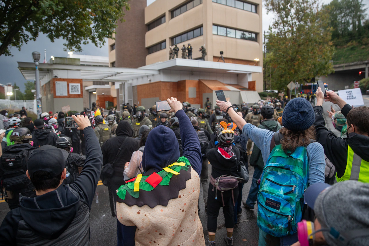 Trump administration keeps saying there are riots at Portland’s ICE building, but last one was 4 months ago