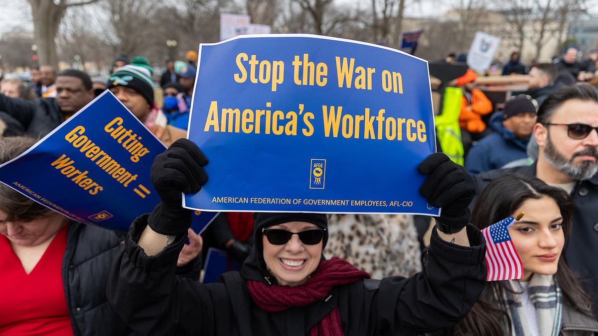 Mutiny on the left: Union turns on Democrats and demand they back Republican deal to end shutdown