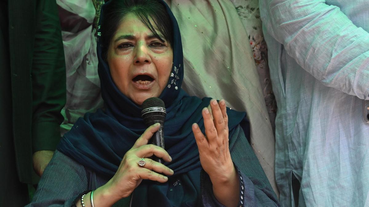 J&K CM Omar Abdullah betrayed the poor by opposing land rights Bill: PDP chief Mehbooba Mufti