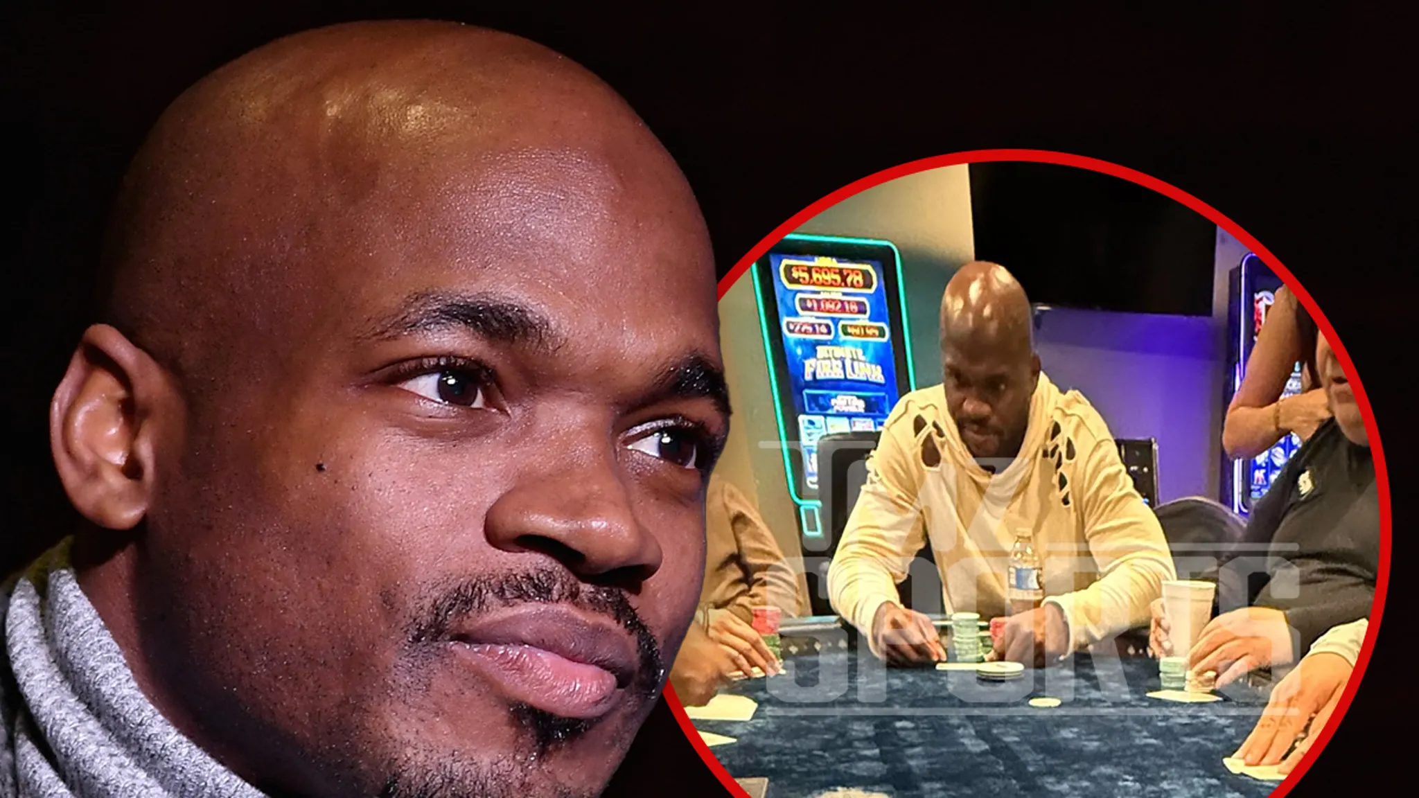 Adrian Peterson Admitted To Boozing At Poker Game Hours Before DWI Arrest, Cops Say