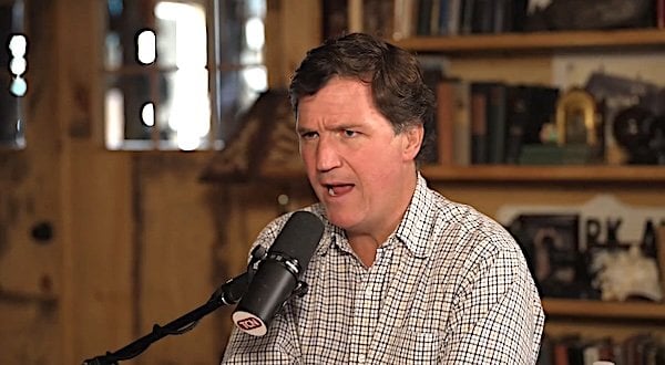 WATCH: Tucker Carlson talks to the lightning rod Nick Fuentes