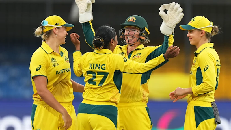Alana King takes a record 7-18 at World Cup as Australia beats South Africa