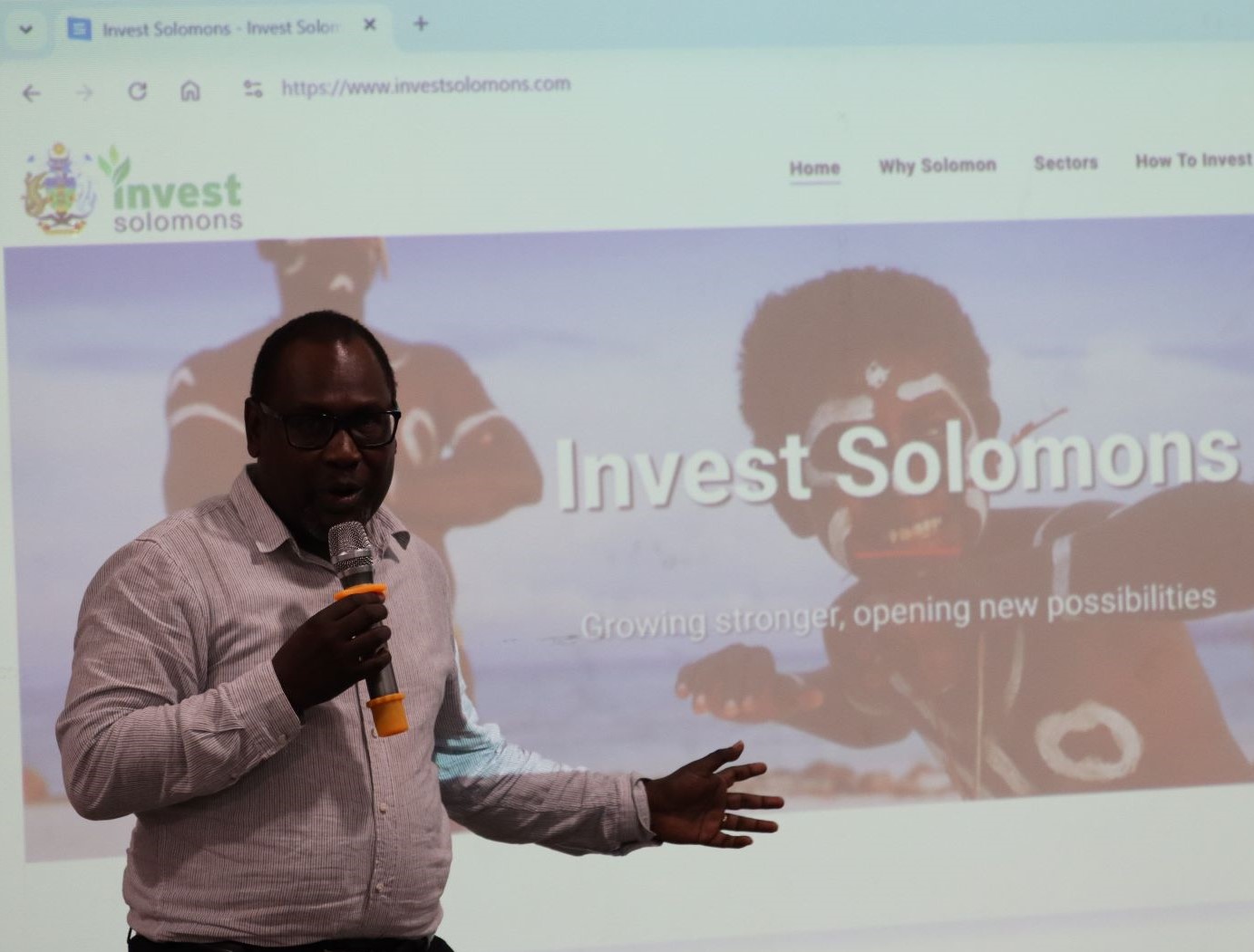 Invest Solomons website officially launched