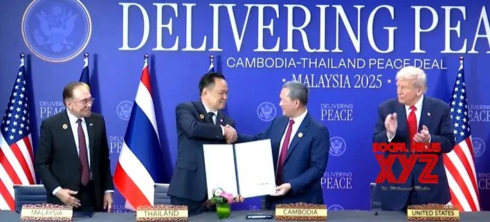 Cambodia, Thailand sign historic peace deal in Malaysia in Trump’s presence