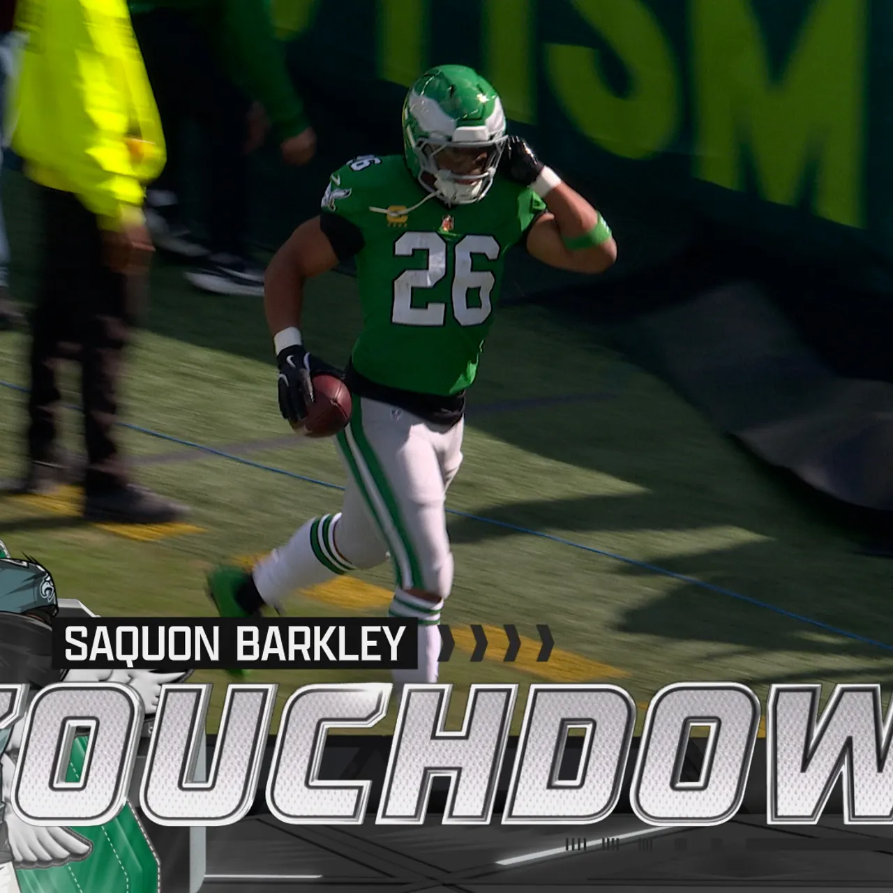 Saquon Barkley rushes for 65-yard TD, giving Eagles early lead over Giants | NFL Highlights