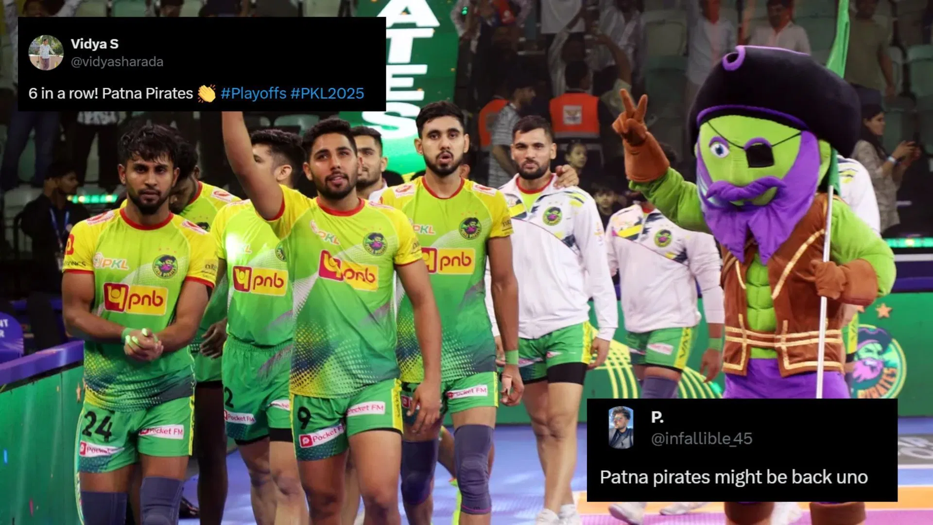 "What a comeback journey" - Fans react as Patna Pirates beat U Mumba to enter Eliminator 1 in Pro Kabaddi 2025