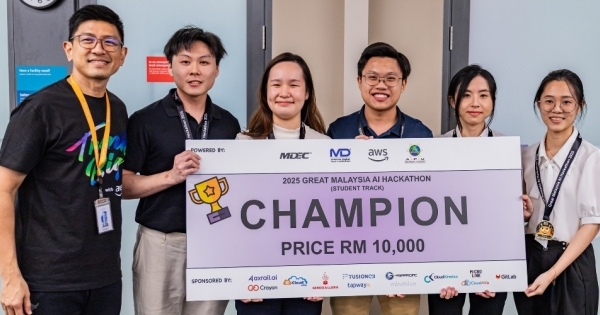 APU’s Ctrl + Chill team crowned champion at the Great Malaysia AI Hackathon 2025