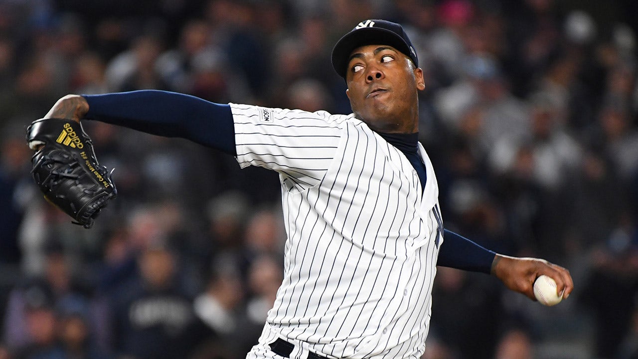 Aroldis Chapman says he'd 'retire on the spot' if ever traded back to Yankees