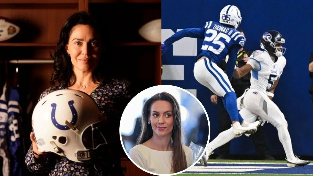 "This is who Jordon Hudson thinks she is": NFL fans react after cameras spot Carlie Irsay-Gordon jotting pointers on sidelines as Colts climb to 7-1 